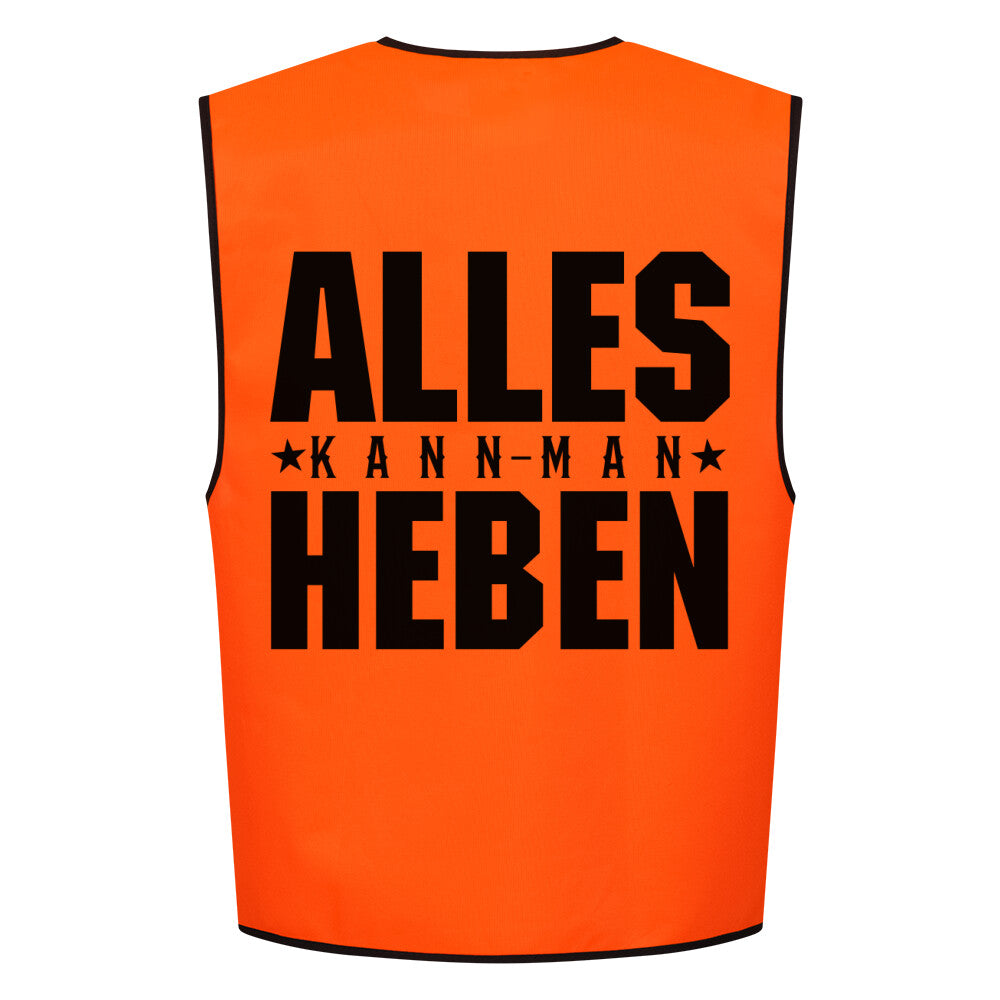 Warnweste in verschiedenen Farben