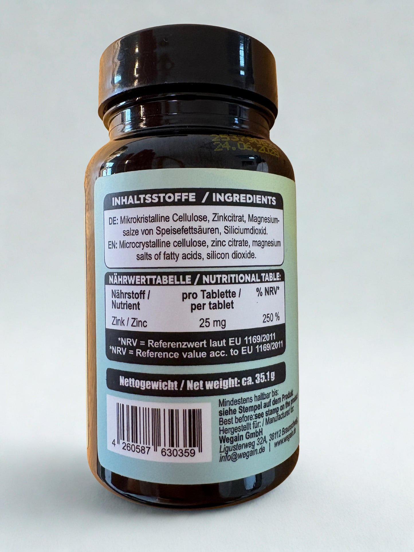 #Wegain - Zink - 90 Tabletten