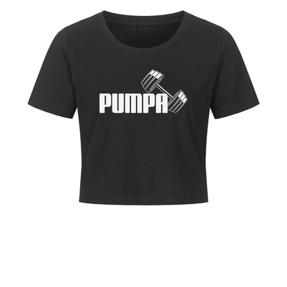 Ladies Cropped Tee in verschiedenen Farben