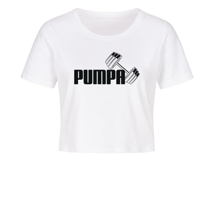 Ladies Cropped Tee in verschiedenen Farben