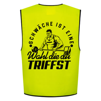 Warnweste in verschiedenen Farben