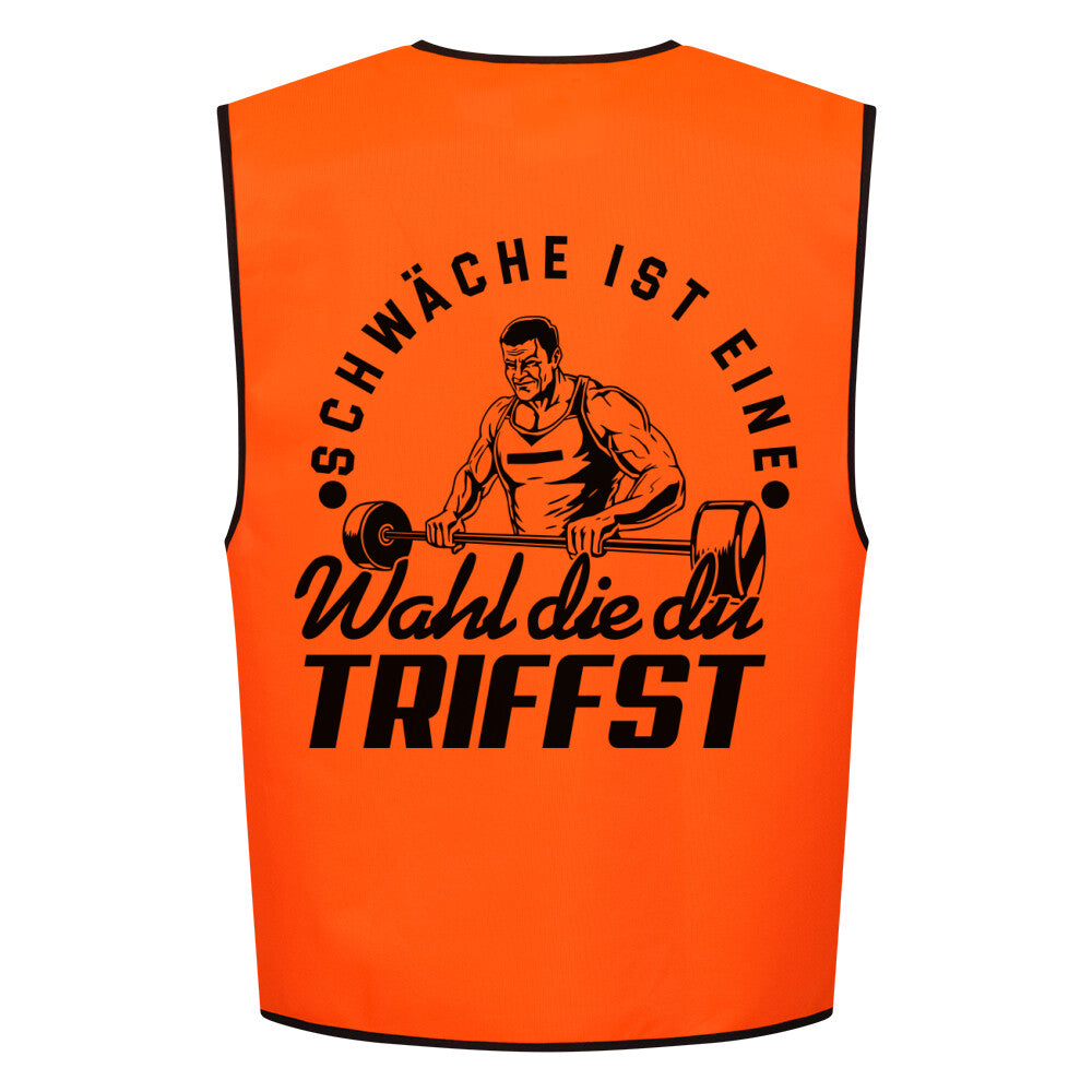 Warnweste in verschiedenen Farben