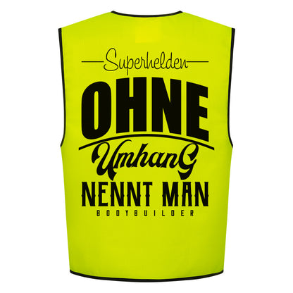 Warnweste in verschiedenen Farben