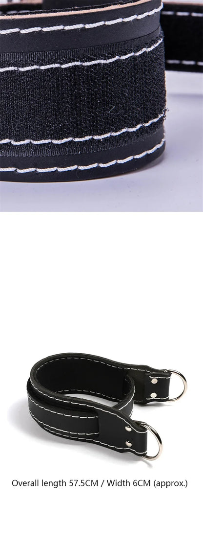 Bandage Knöchelbandage Fußschlaufen Kabelzug gepolstert mit Knöchelriemen