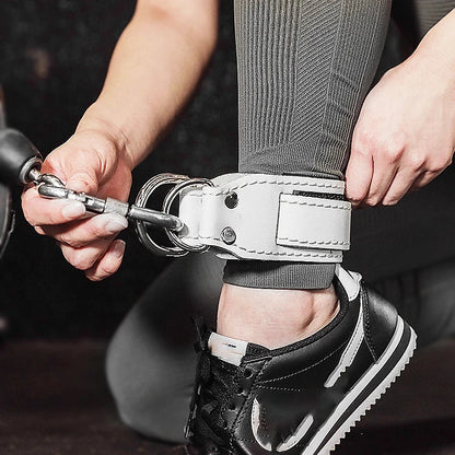 Bandage Knöchelbandage Fußschlaufen Kabelzug gepolstert mit Knöchelriemen