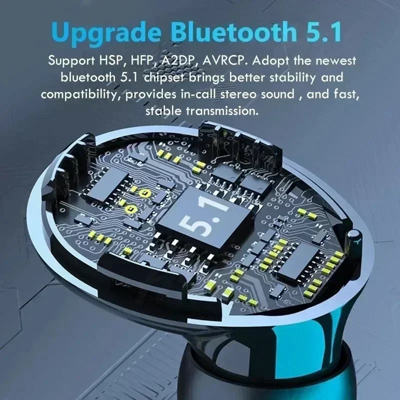 M10 Kabellose Bluetooth-Kopfhörer – Wasserdichte Sport-Earbuds für Huawei, iPhone, OPPO, Xiaomi – TWS-Musik-Headset